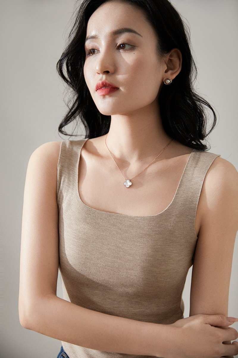 Cashmere - Silk Heat - Storing Square Neck Vest bottoming - ShopKing.com