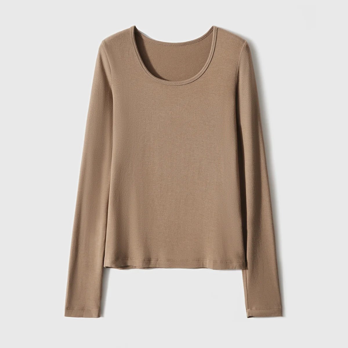 Meiya Bi Heating Fiber Slim U - Neck Top Women - ShopKing.com