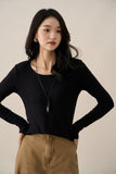 Meiya Bi Heating Fiber Slim U - Neck Top Women - ShopKing.com