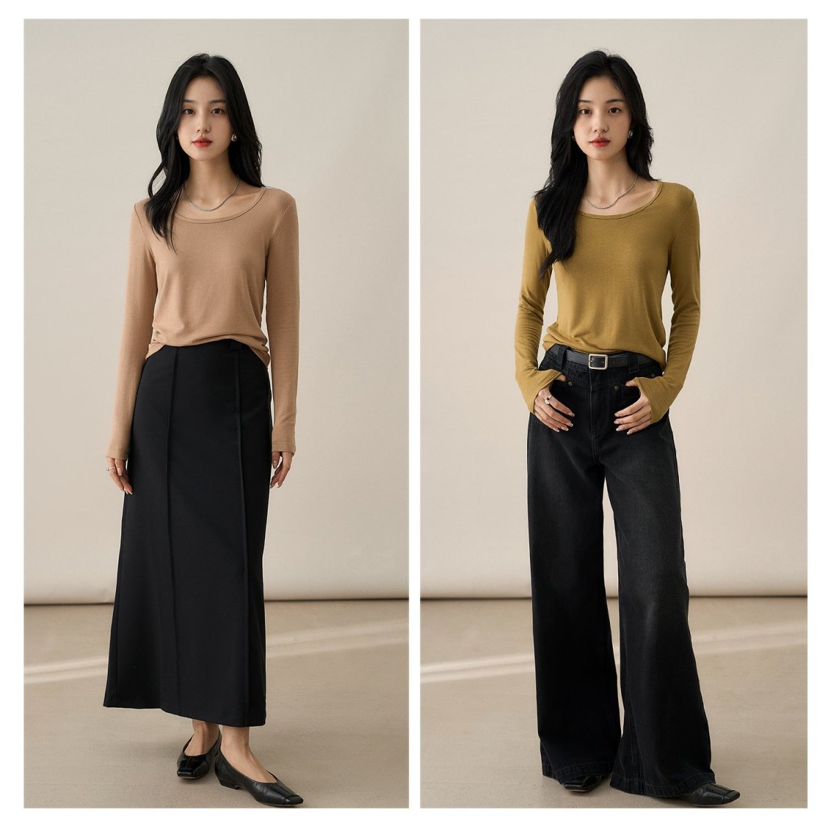 Meiya Bi Heating Fiber Slim U - Neck Top Women - ShopKing.com