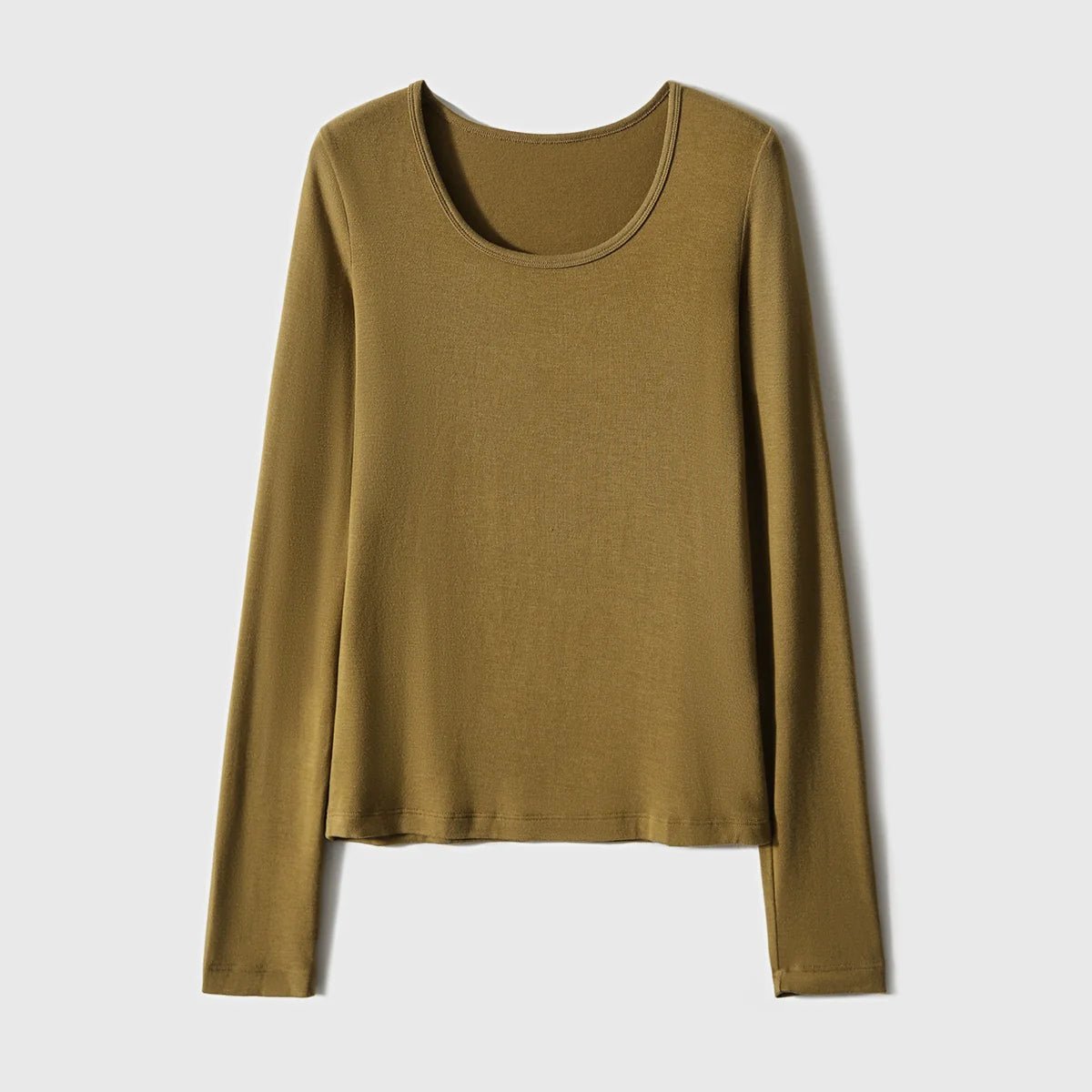 Meiya Bi Heating Fiber Slim U - Neck Top Women - ShopKing.com