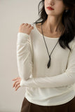 Meiya Bi Heating Fiber Slim U - Neck Top Women - ShopKing.com