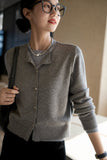 Nightingale Sweater | Two - Tone Faux Layered Knit Wool Blend - ShopKing.com