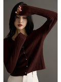 Open Cardigan in Royal Harbor | Wool & Cashmere Blend - ShopKing.com