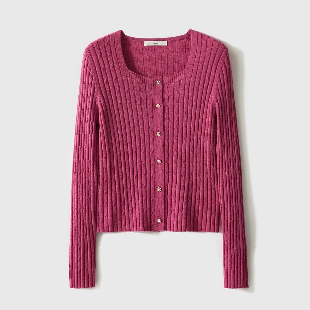 Open Cardigan in Royal Harbor | Wool & Cashmere Blend - ShopKing.com