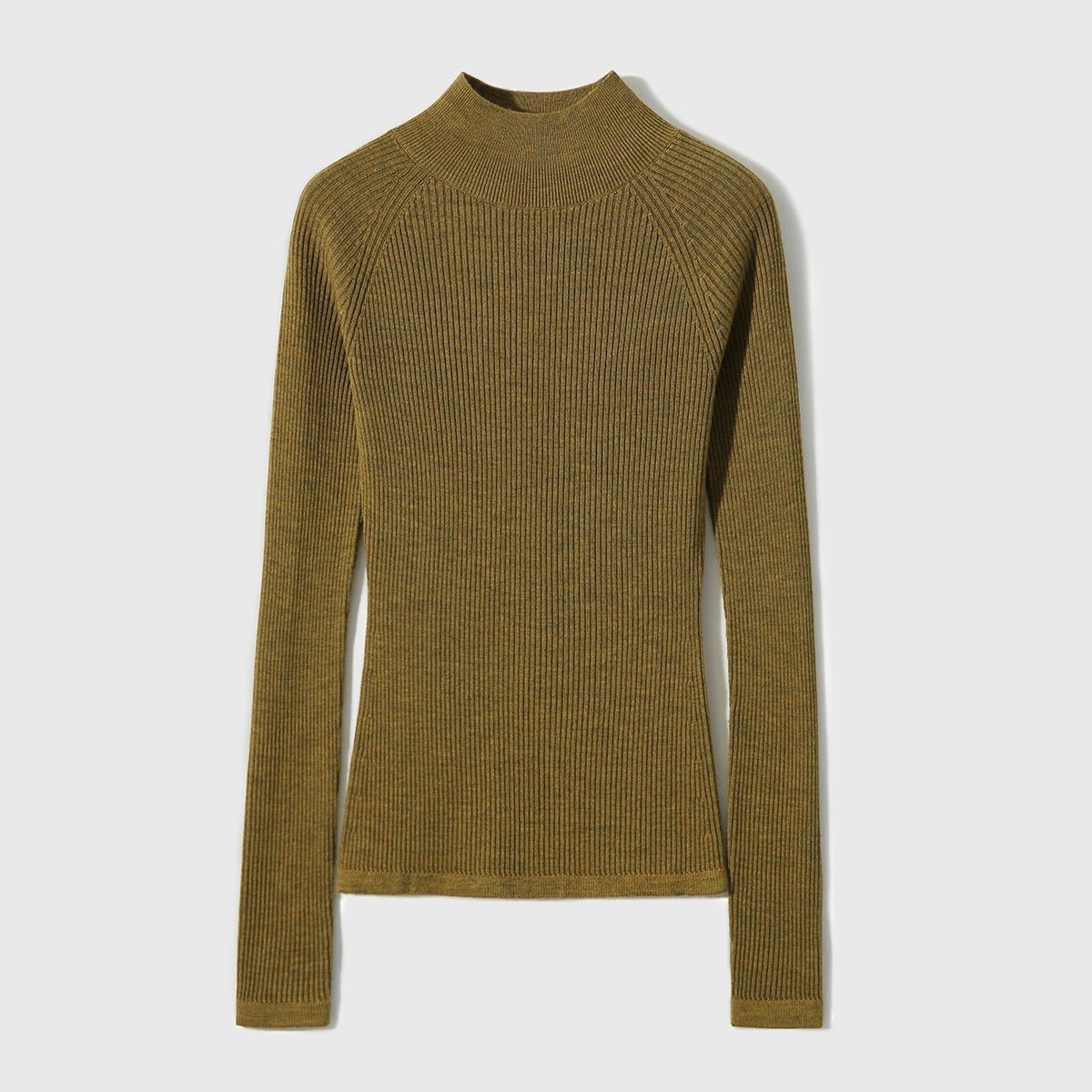 Seamless Wool Pullover Knitted Top Undershirt Women - ShopKing.com