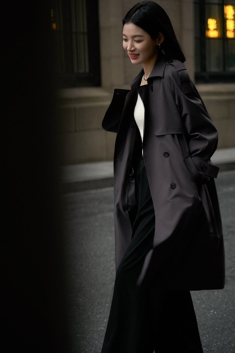 Sophisticated Commuter Trench Women Long or Short Coat - ShopKing.com