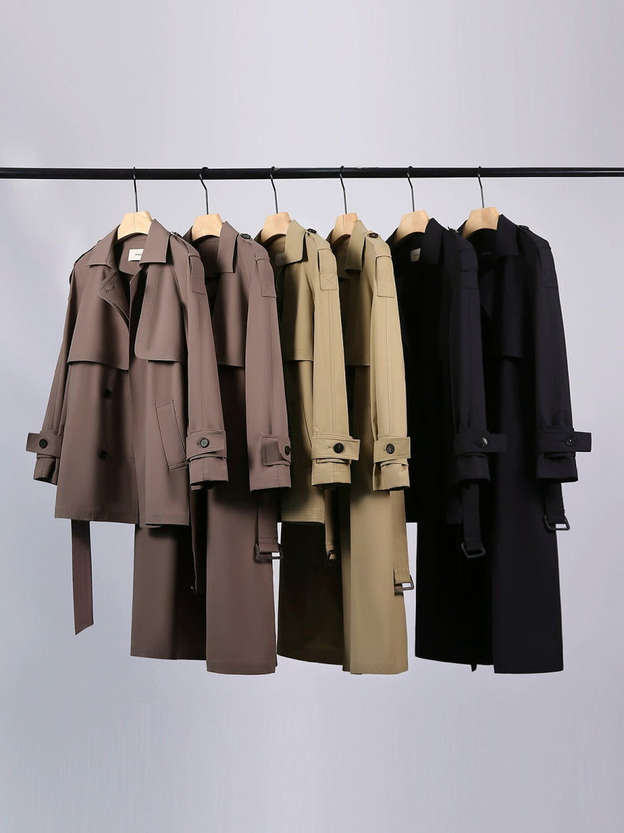 Sophisticated Commuter Trench Women Long or Short Coat - ShopKing.com