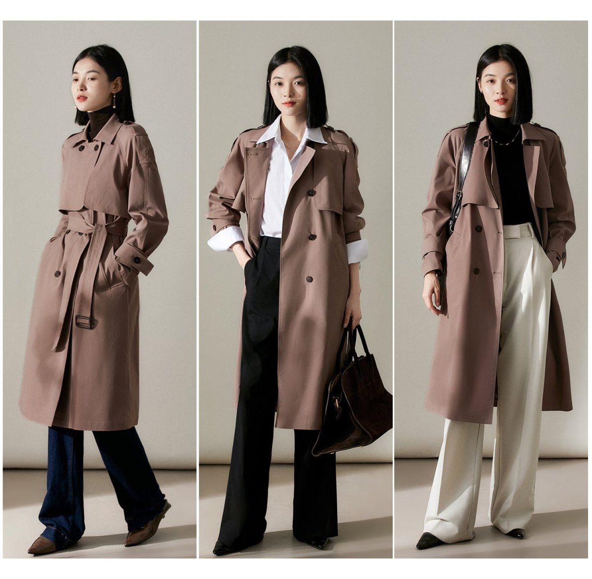 Sophisticated Commuter Trench Women Long or Short Coat - ShopKing.com