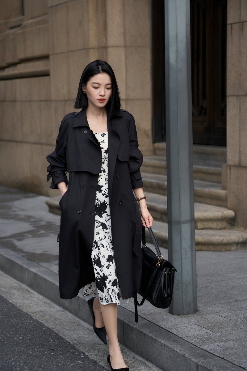 Sophisticated Commuter Trench Women Long or Short Coat - ShopKing.com