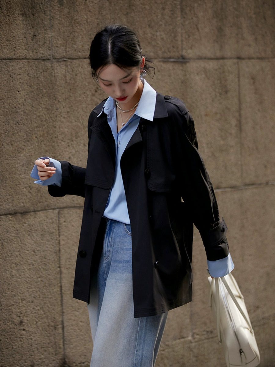 Sophisticated Commuter Trench Women Long or Short Coat - ShopKing.com