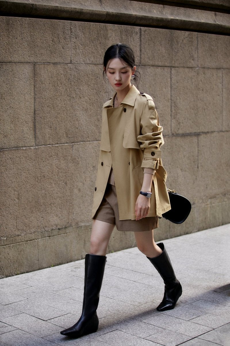 Sophisticated Commuter Trench Women Long or Short Coat - ShopKing.com