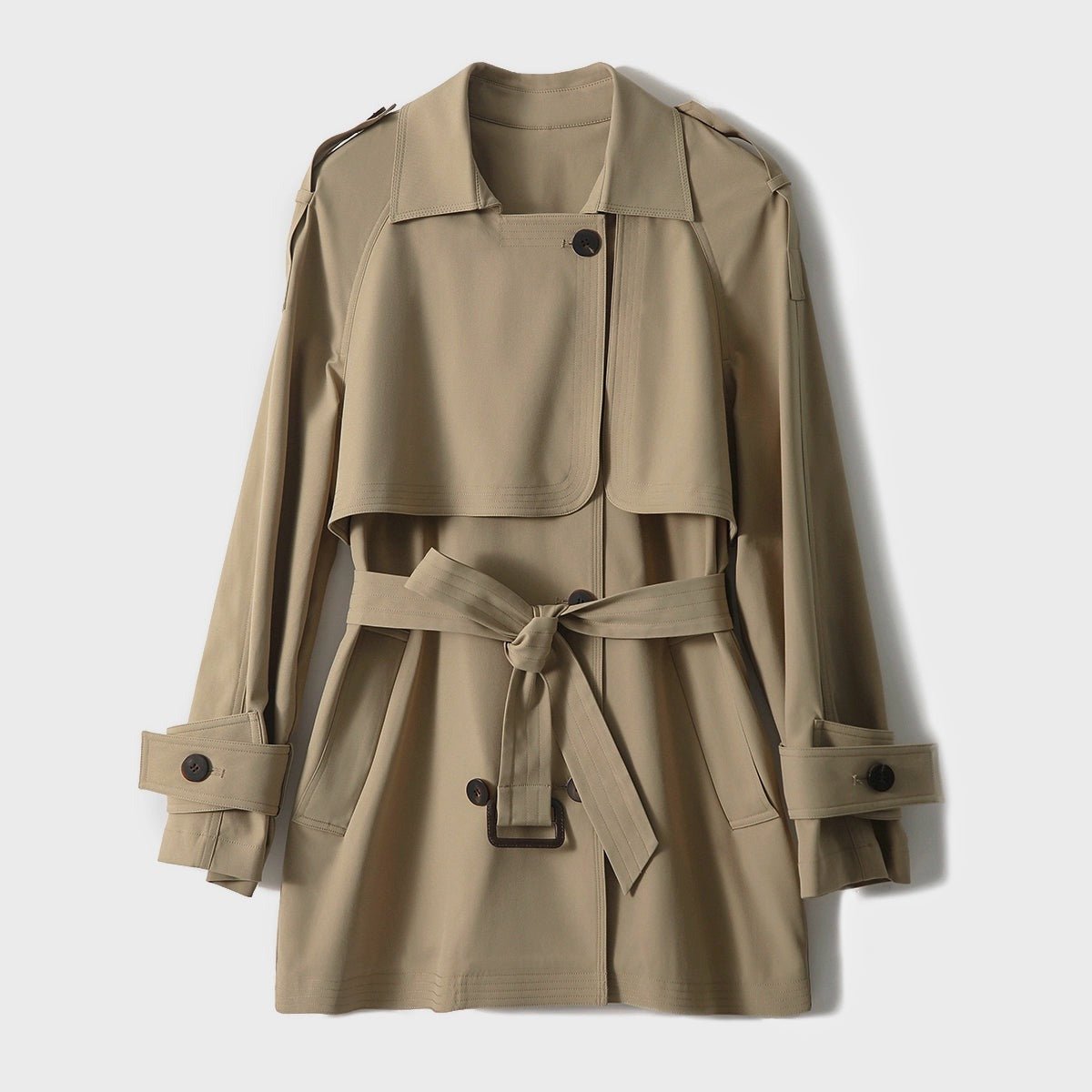 Sophisticated Commuter Trench Women Long or Short Coat - ShopKing.com