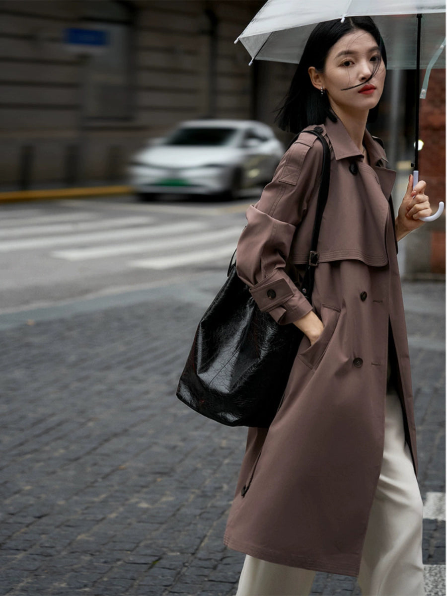 Sophisticated Commuter Trench Women Long or Short Coat - ShopKing.com