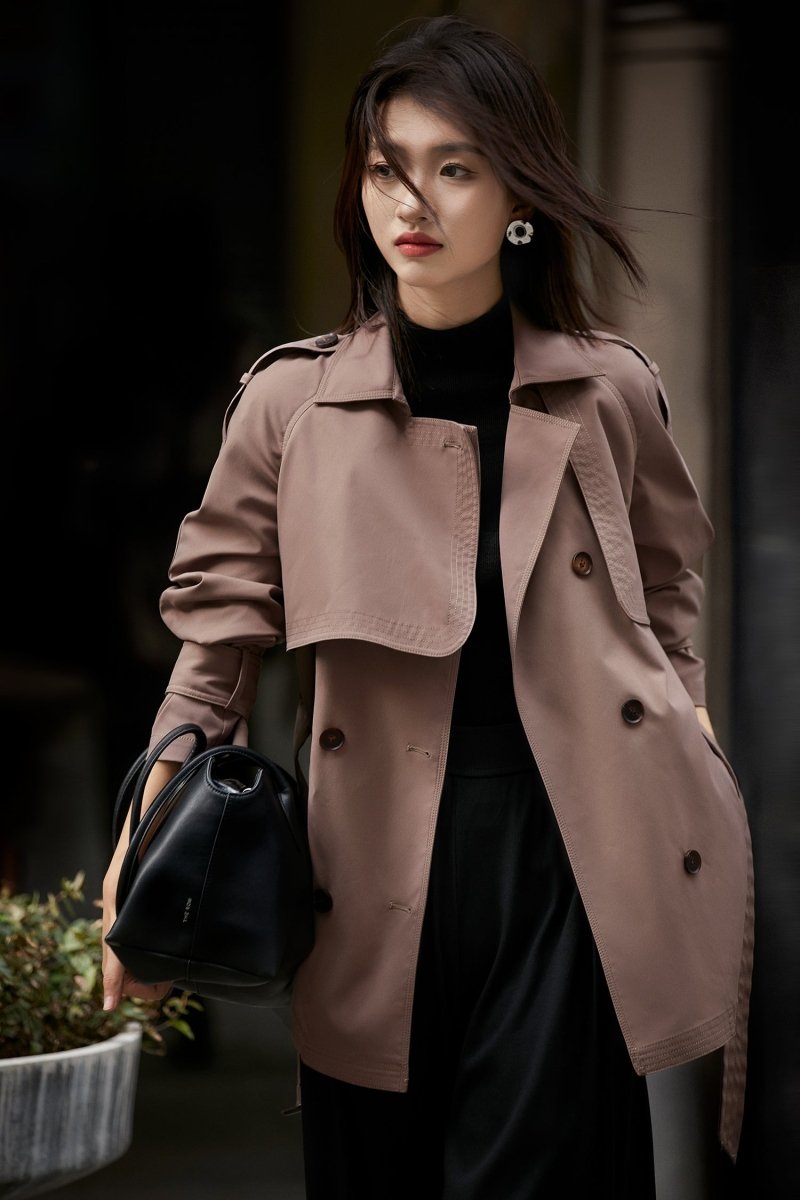 Sophisticated Commuter Trench Women Long or Short Coat - ShopKing.com