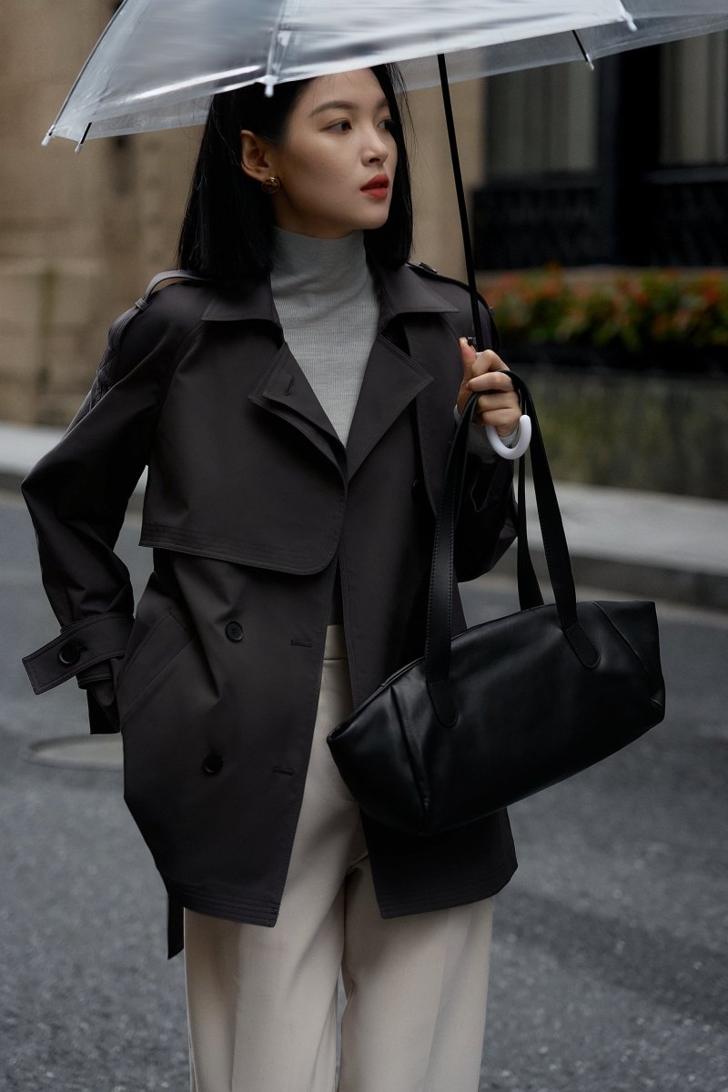 Sophisticated Commuter Trench Women Long or Short Coat - ShopKing.com