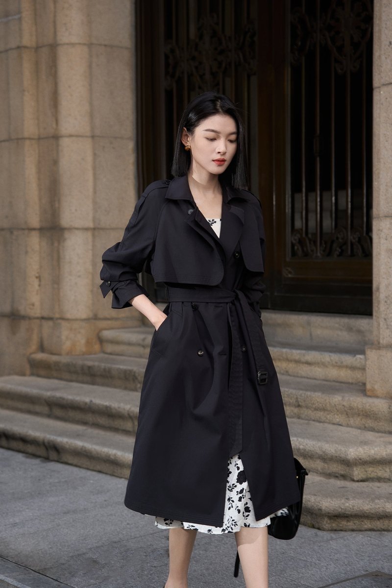 Sophisticated Commuter Trench Women Long or Short Coat - ShopKing.com