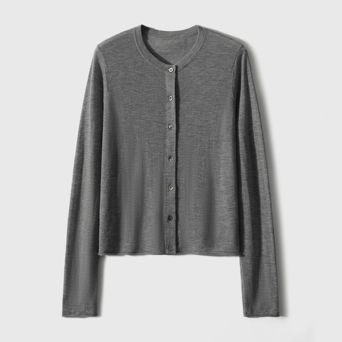 Superfine Merino Wool Seamless Knit Cardigan Sweater - ShopKing.com