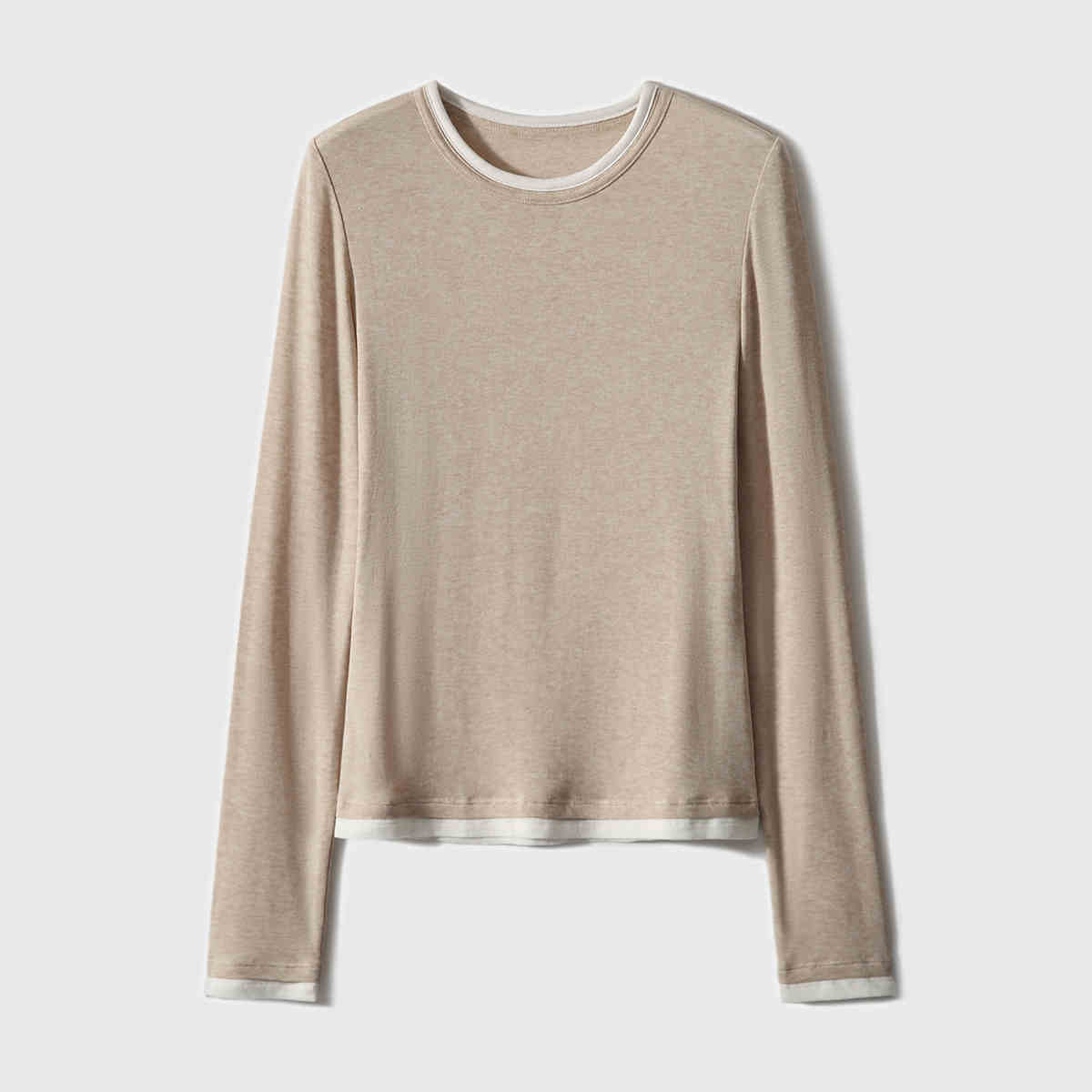 Ultra Soft Stretch Lyocell - Wool Xhange Sweater Knit Top - ShopKing.com