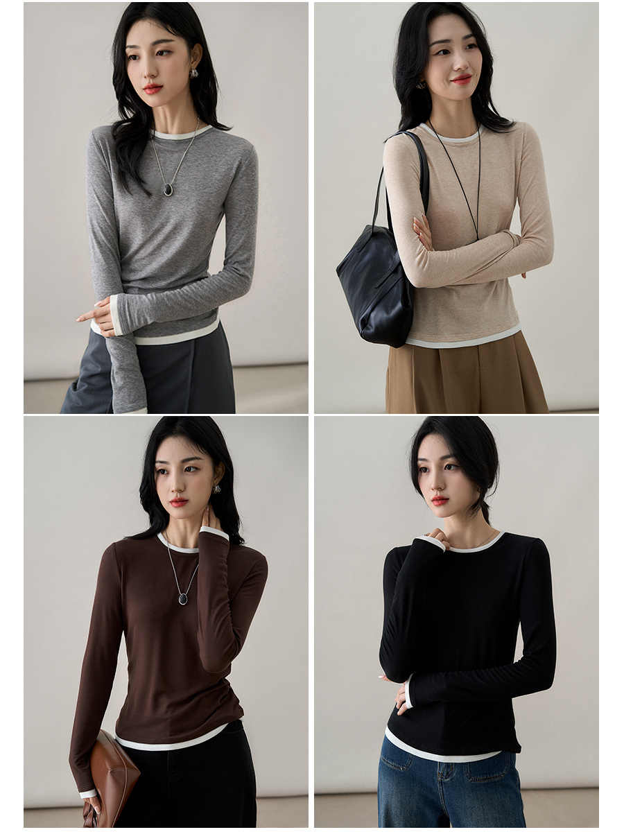 Ultra Soft Stretch Lyocell - Wool Xhange Sweater Knit Top - ShopKing.com