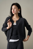 Wool - Silk Knitwear Set | Vest, Cardigan & Pants - ShopKing.com