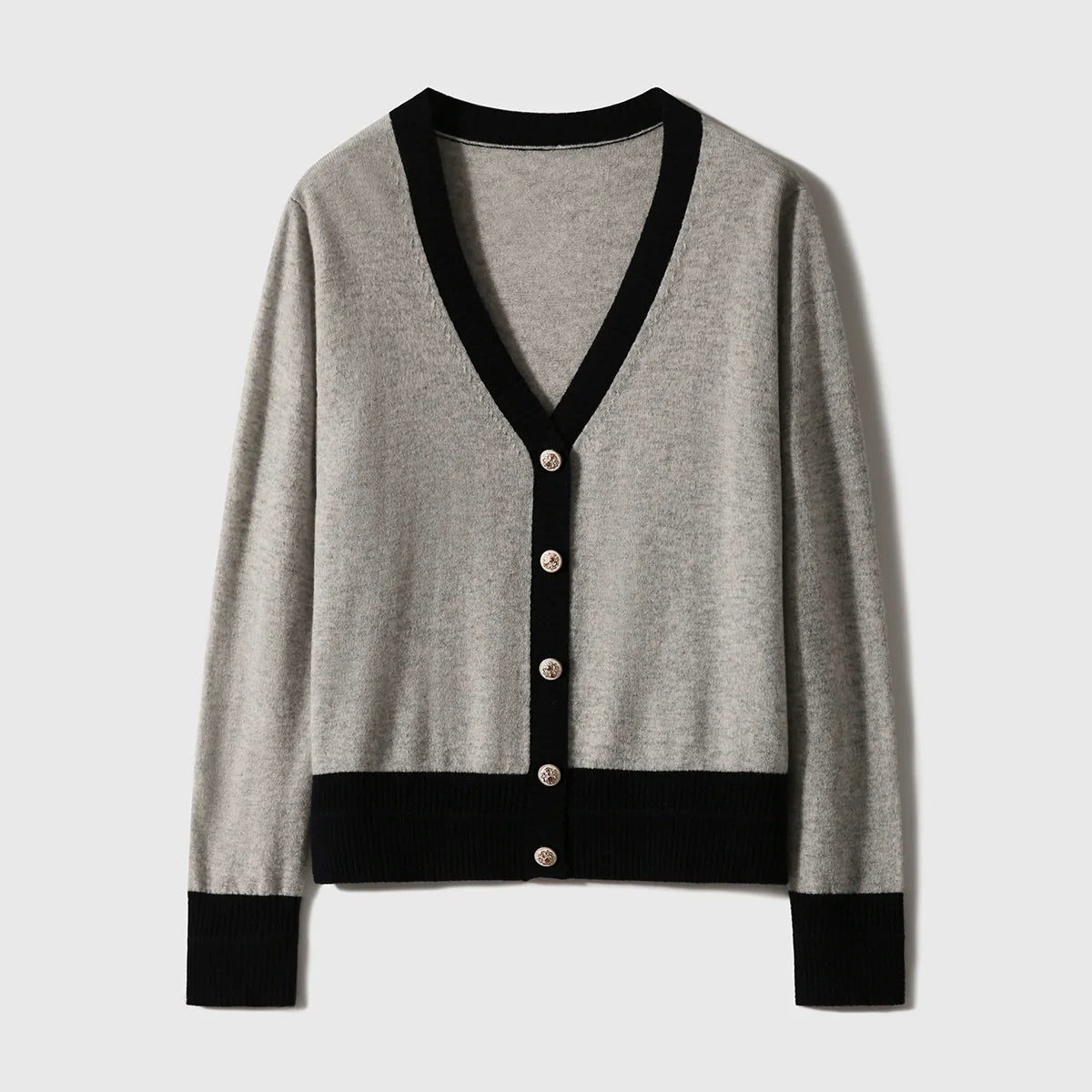 Xhange Cashmere - Wool Knitwear Set | Vest & Cardigan - ShopKing.com