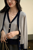 Xhange Cashmere - Wool Knitwear Set | Vest & Cardigan - ShopKing.com