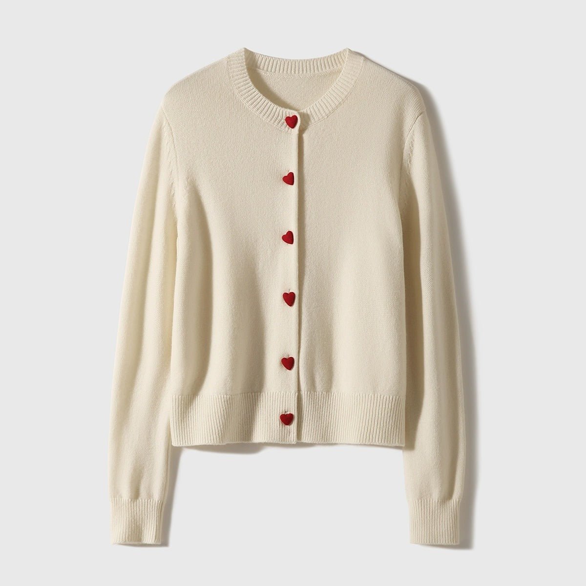 Xhange Italian Crafted Organic Wool and Cashmere Cardigan - ShopKing.com