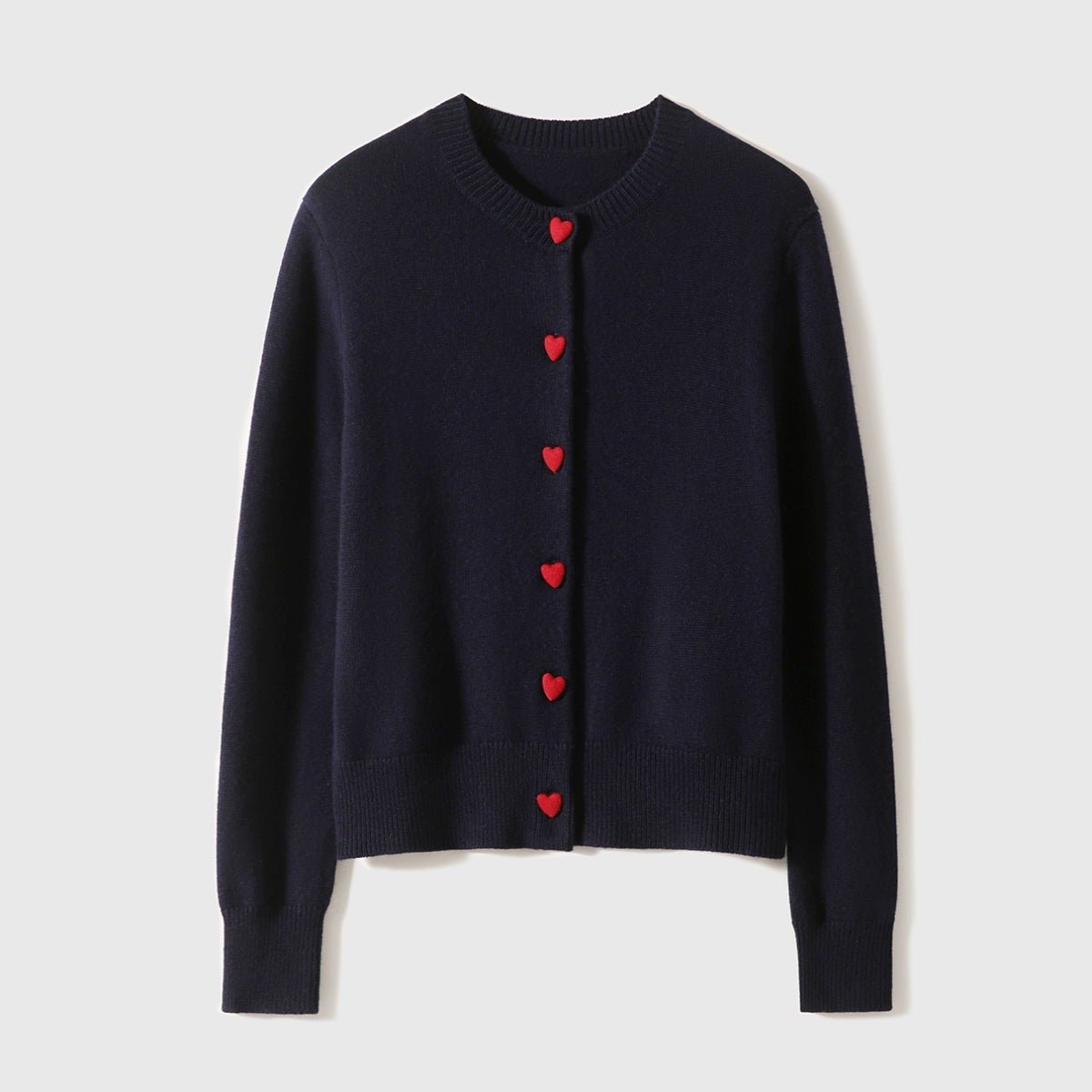 Xhange Italian Crafted Organic Wool and Cashmere Cardigan - ShopKing.com